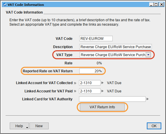 EU/RoW Reverse Charge Service Purchase